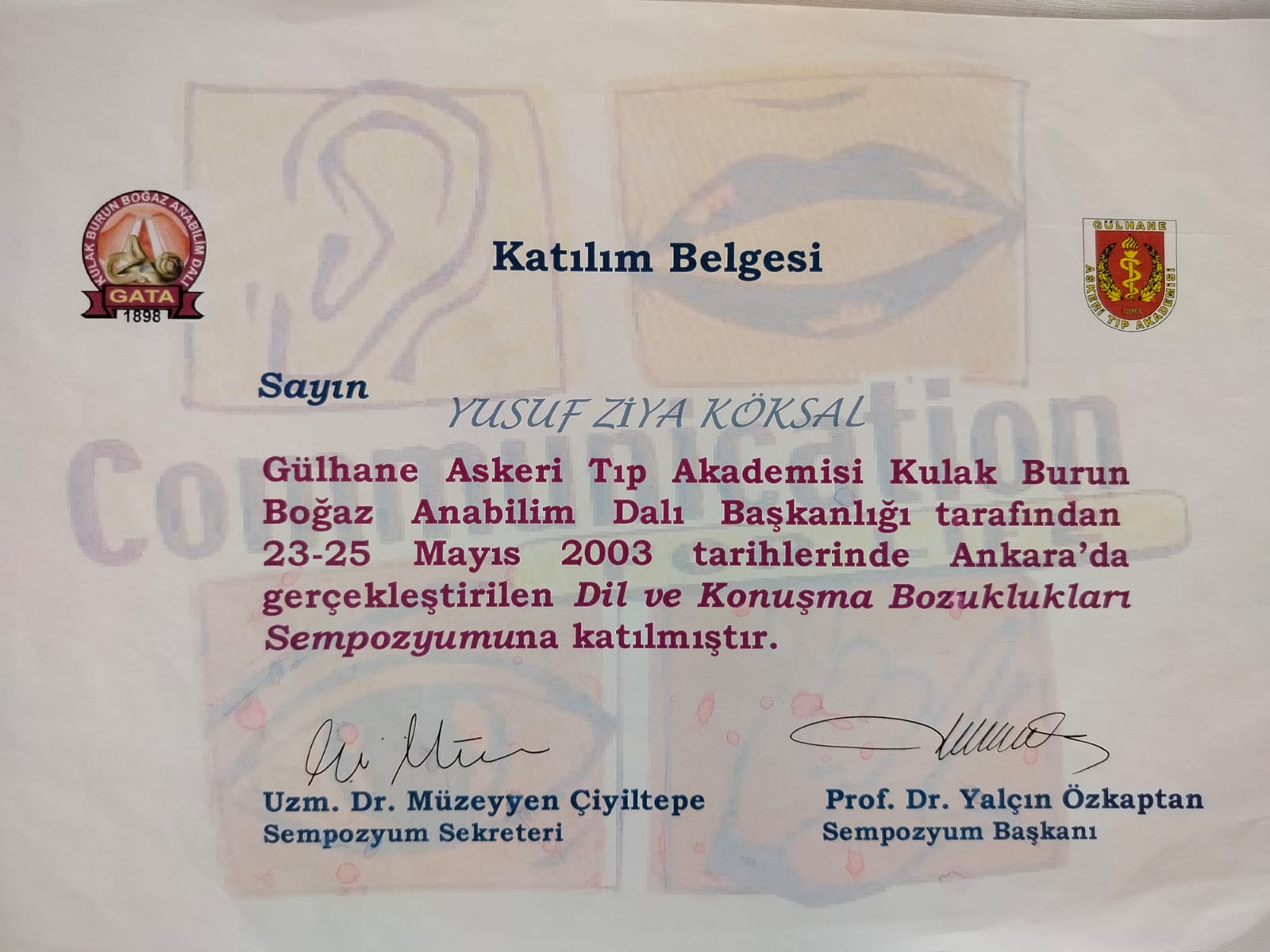 Sertifika 4 – Fzt. Yusuf Ziya KÖKSAL